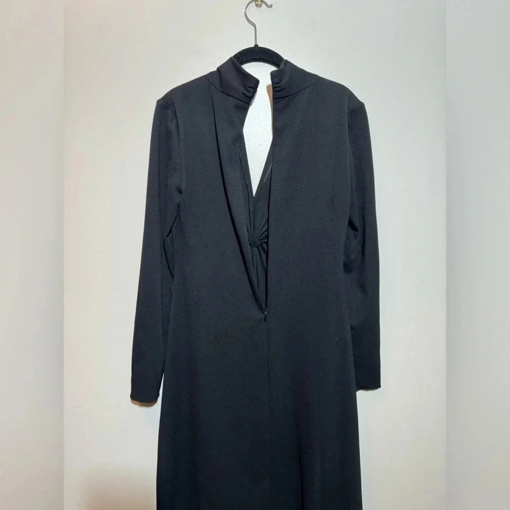 Adrianna Papell Black Dress Size 6 - Picture 5 of 5
